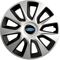 PUKLICE PRE FORD 15" STRATOS silver/black 4ks